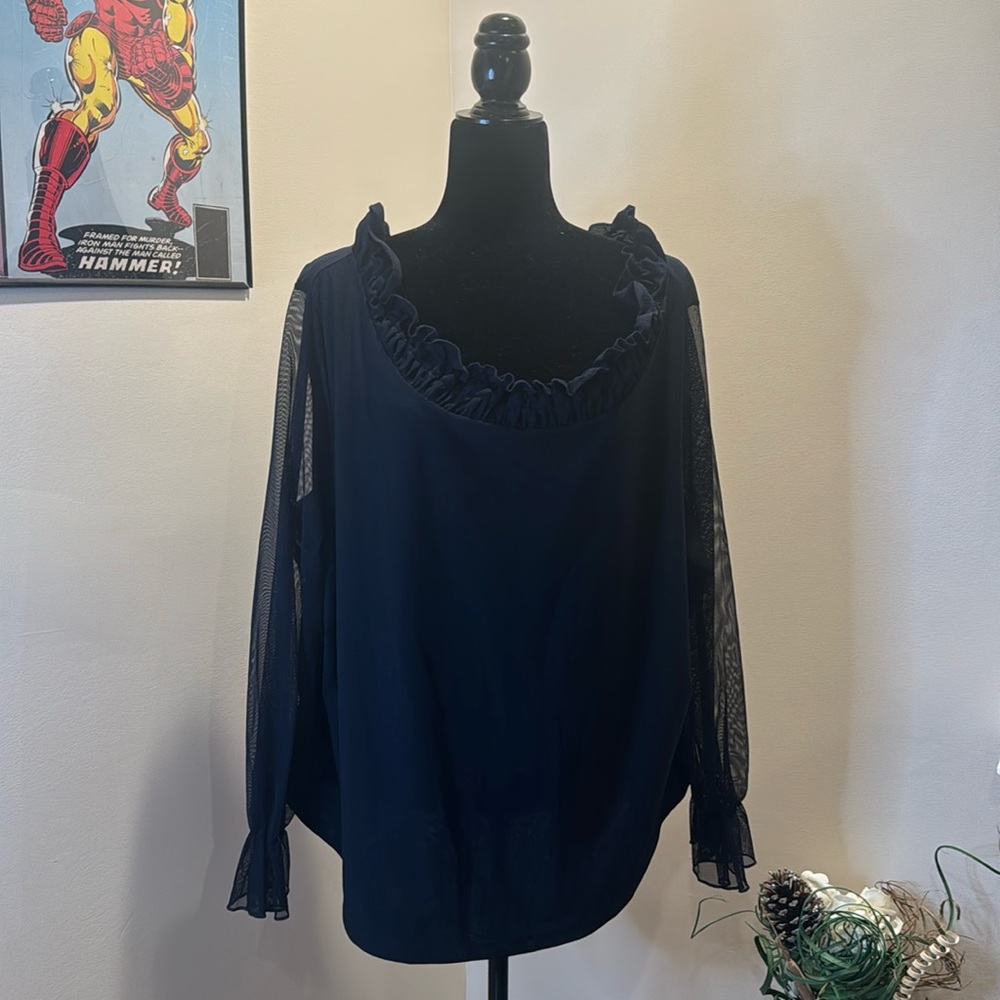 NWT- True beauty by emme tahitian Sunset Long sleeves top